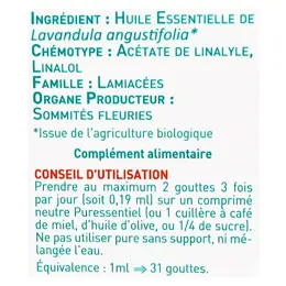 Puressentiel Huile Essentielle Lavande Vraie Bio 30ml