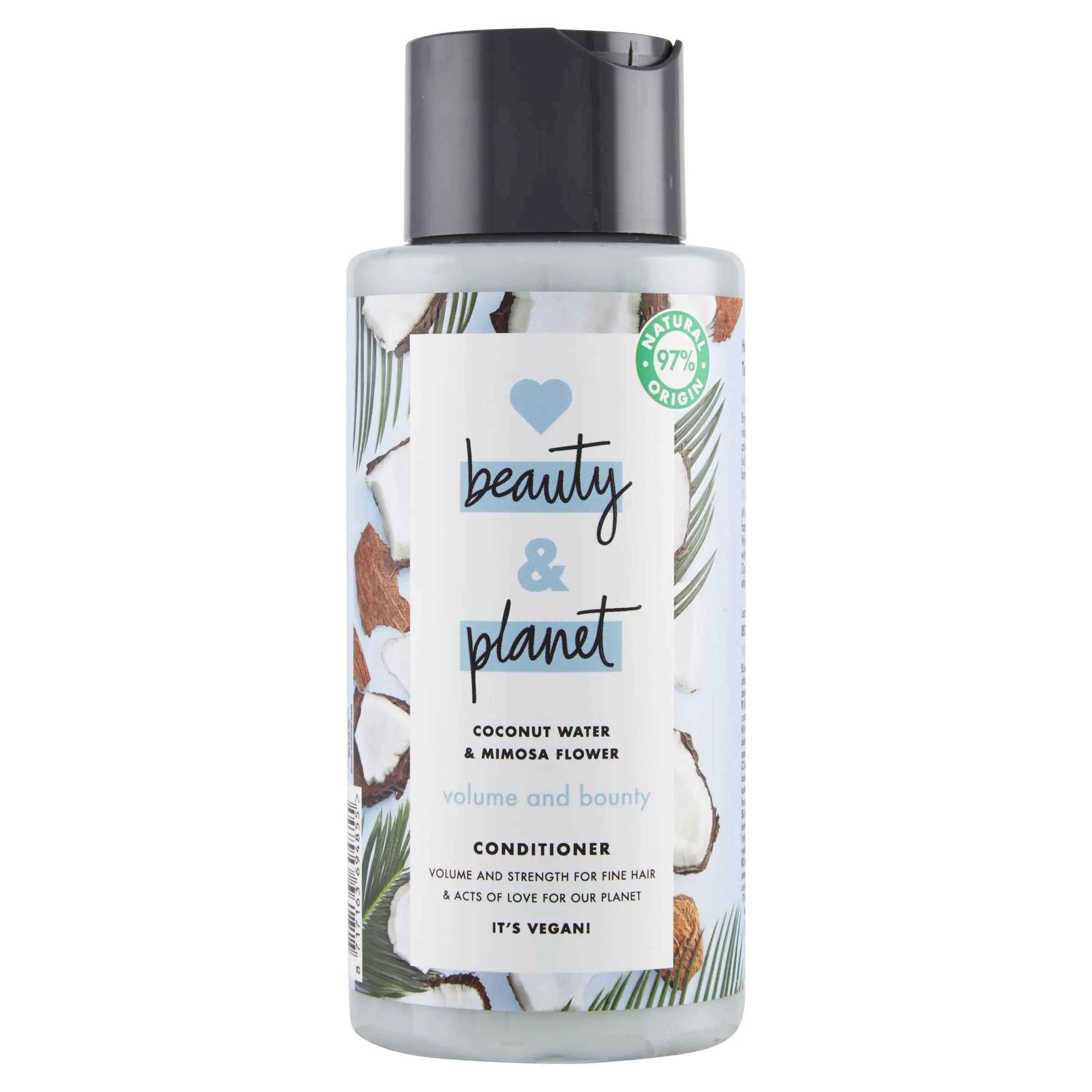 Love Beauty and Planet Acqua di Cocco e Fiore di Mimosa Balsamo Volumizzante Per Capelli 400 ml