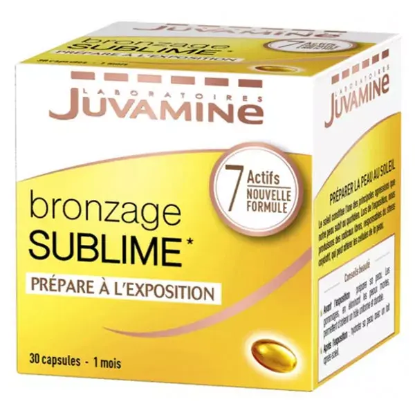 Juvamine Bronzage Sublime Prépare à l'Exposition 30 capsules