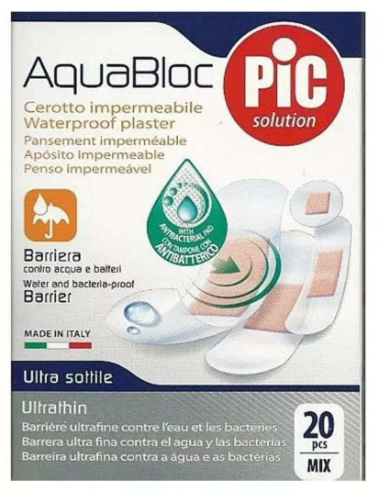 Pic Solution AquaBloc Antibactérien 20 unités