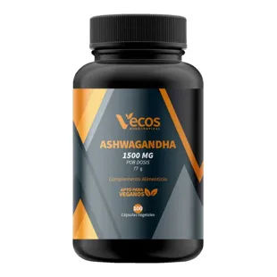 Vecos Nucoceutical Ashwagandha 1500 mg 100 VegCaps