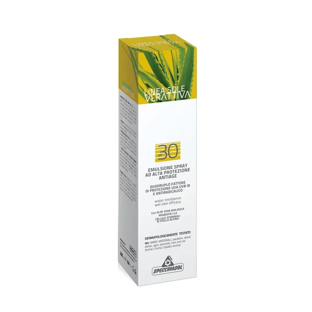 Specchiasol Verattiva Sole Emulsione Spray Spf 30 Antiage 150 Ml