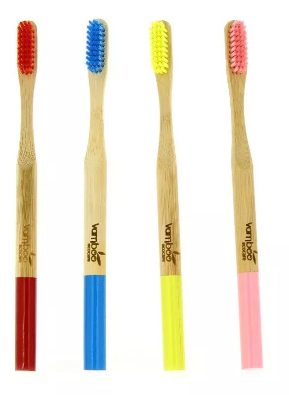 Vamboo Red Soft Toothbrush