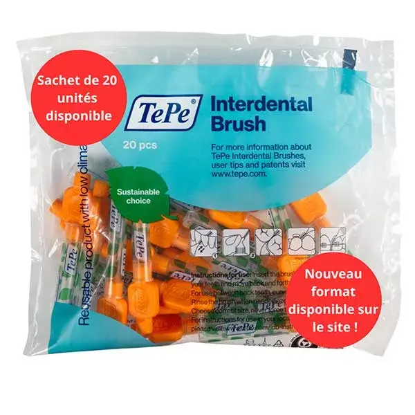 TePe Brossette Interdentaire Eco-Responsable ISO 1 / 0,45mm 6 brossettes