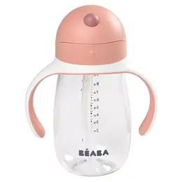 Béaba Repas Tasse avec Paille Old Pink 300ml