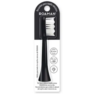 Roaman Replacement Sonic Brush T3S Black 1 unit