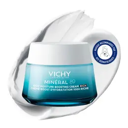 Vichy Minéral 89 Crème Boost d'Hydratation 100h Peaux Sèches 50ml