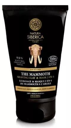 Natura Siberica Savon de Rasage et Masque à l'Argile El Mamut 2 en 1 150 ml