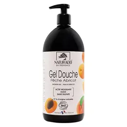 Naturado Gel Douche Pêche Abricot Bio 1L