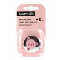 Suavinex Broche Pinza Jewel Toy +0m Rosa
