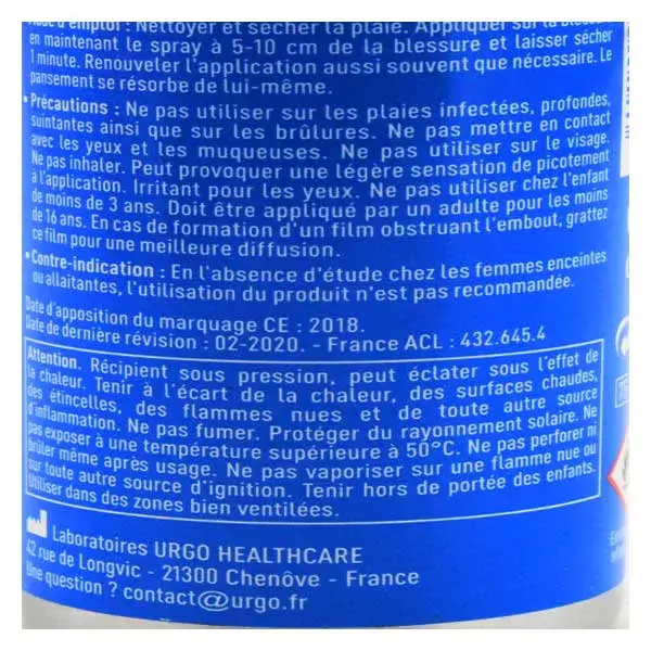 Urgo Cerotto Spray Flacone da 40 ml