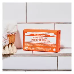 Dr Bronner's Savon Pur Végétal Arbre à Thé 140g