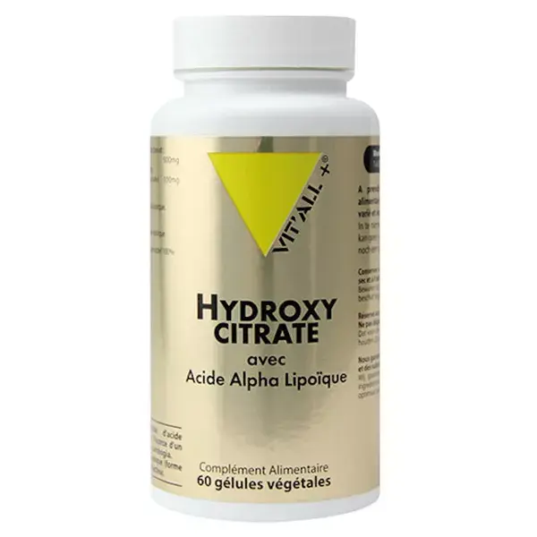 Vit'all+ Hydroxycitrate 60 gélules végétales