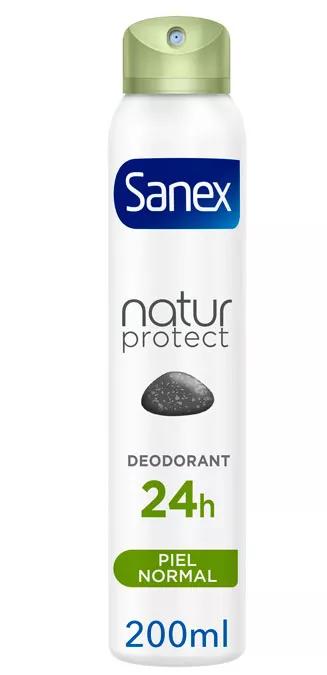Sanex Natur Protect  Desodorizante Alum Stone Spray Pele Normal 200 ml