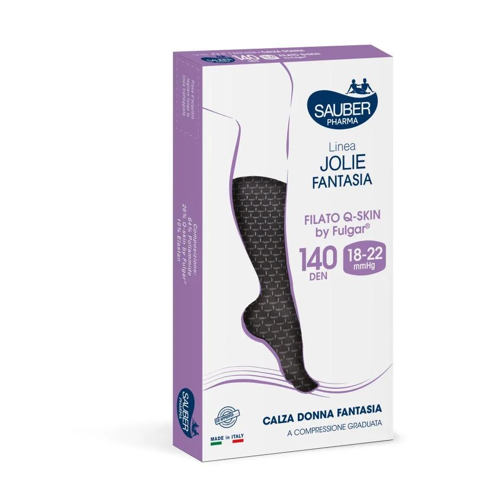 Sauber Pharma Linea Jolie Fantasia 140 Den 18-22 mmHg Fantasia Scacchi S-M