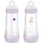 MAM Easy Start Anti-colic Fast Flow Baby Bottle Matte Pink +4m 320ml 2 units