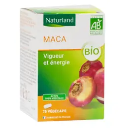 Naturland Maca Bio 75 Végécaps