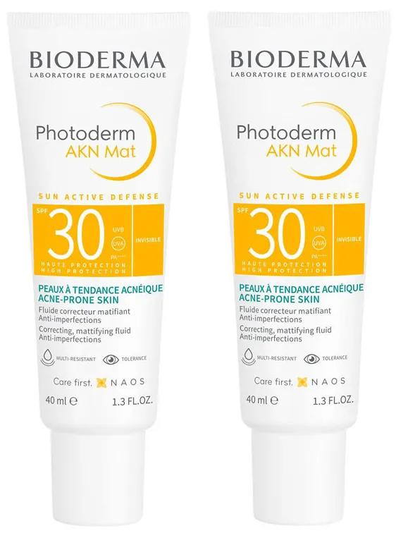Bioderma Photoderm AKN Mat UVB-30 2x40 ml