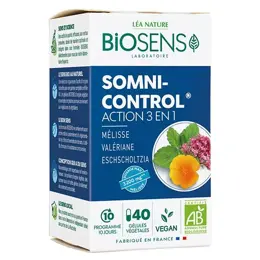 Biosens Somni-Control Bio 40 gélules végétales