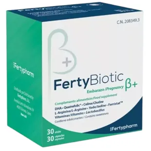 FertyBiotic Pregnancy ß+ 30 Sticks + 30 Capsules