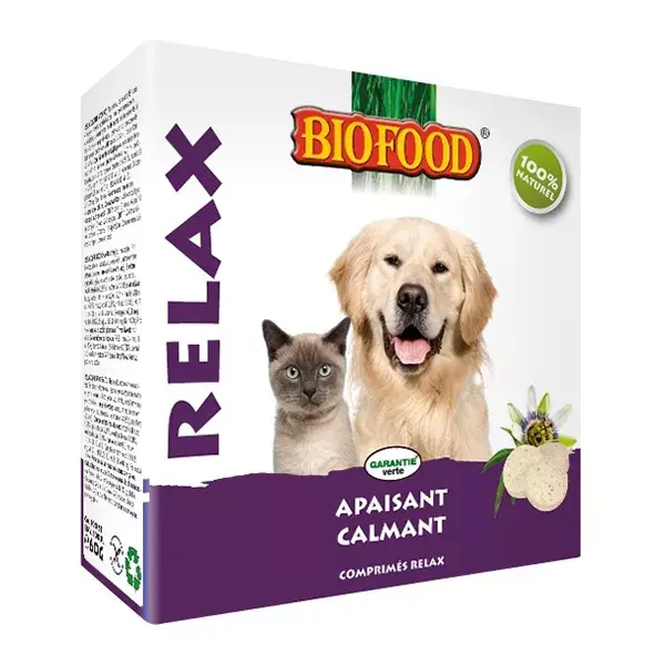 Biofood Relax Perro y Gato 100 comprimidos 