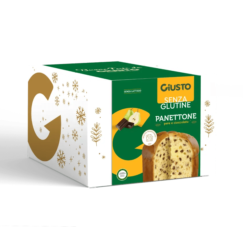 Giusto Panettone Pere E Cioccolato Senza Glutine 500G