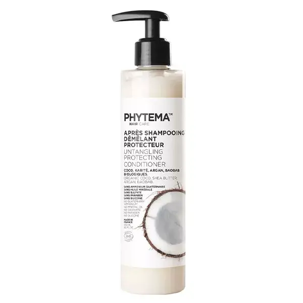 Phytema Hair Care Après-Shampoing Démêlant Protecteur Bio 250ml