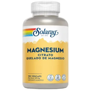 Solaray Magnesium 180 Vegetable Capsules