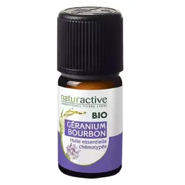 Naturactive Huile Essentielle Bio Géranium Bourbon 5ml