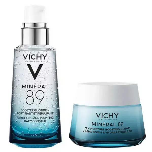 Vichy Routine Hydratation Minéral 89 Booster 30ml & Minéral 89 Crème Légère 50ml