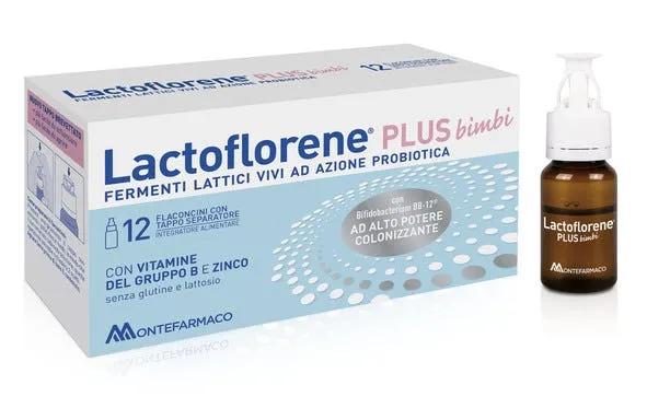 Lactoflorene Plus Bimbi Integratore Fermenti Lattici 12 Flaconcini