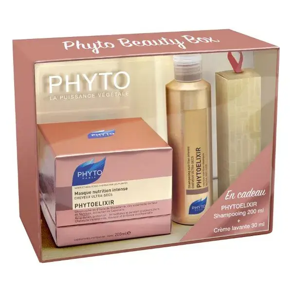 Phyto Phytoelixir casella maschera 200ml + Shampoo 200ml offerto elisir