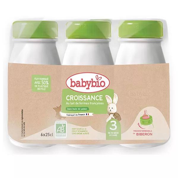 BabyBio Croissence Leche de Crecimiento +10m Bio x 25cl