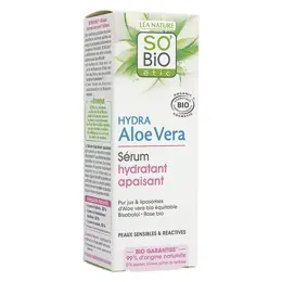 So'Bio Étic Hydra Aloe Vera Sérum Hydratant Apaisant Bio 30ml