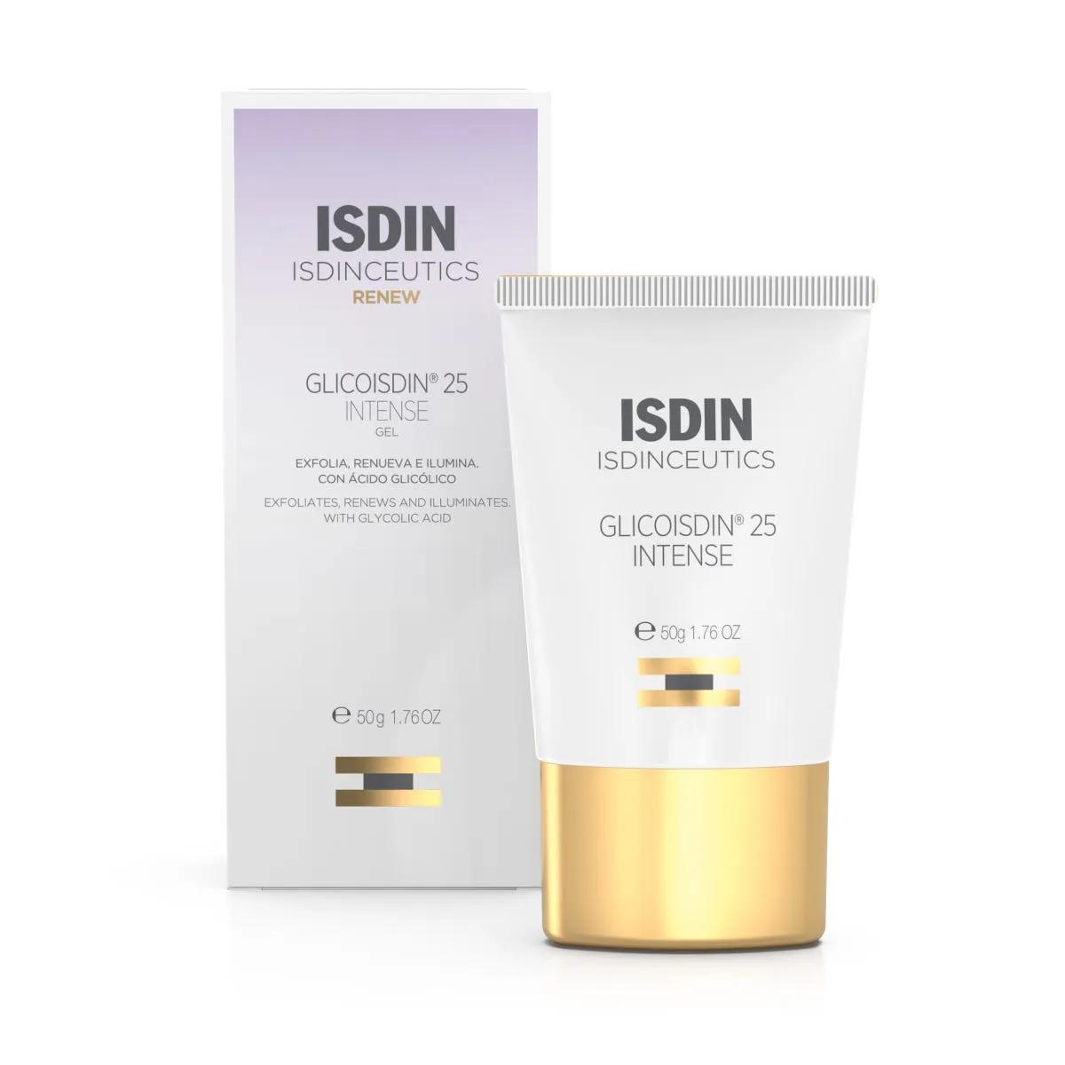 Isdin Isdinceutics Glicoisdin 25 Intense Gel Viso Anti-Età Effetto Peeling 50 ml