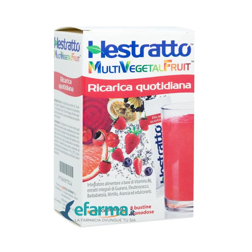 Hestratto MultiVegetalFruit Ricarica Quotidiana Integratore Energetico 8 Bustine