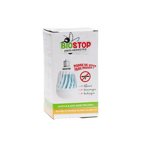 Biostop Bombillas Antinsectos y Antimosquitos 2 en 1