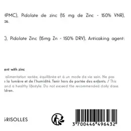 Belle & Bio Zinc 120 gélules