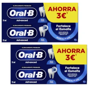 Oral-B Advanced Toothpaste Strengthens Enamel 4x75 ml