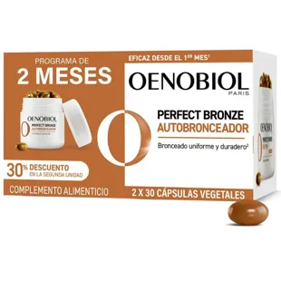 Oenobiol Perfect Bronze Self-Tanning 2x30 Vegetable Capsules