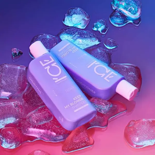 ICE Shampoing violet cheveux blonds VEGAN