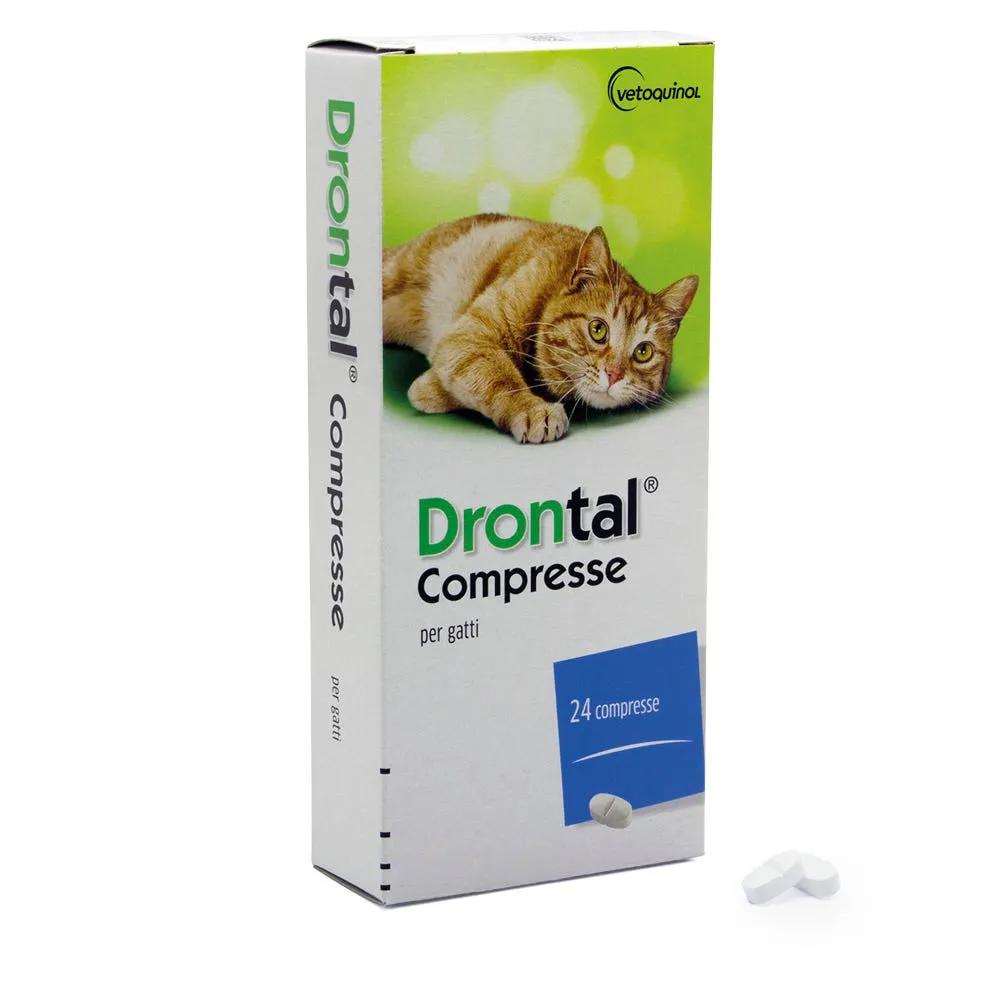 Drontal Gatto Contro le Infestazioni da Nematodi e Cestodi 24 Compresse