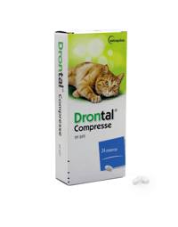 Drontal Gatto Contro le Infestazioni da Nematodi e Cestodi 24 Compresse