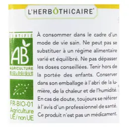 L'Herbôthicaire Pépins de Courge Bio 60 gélules