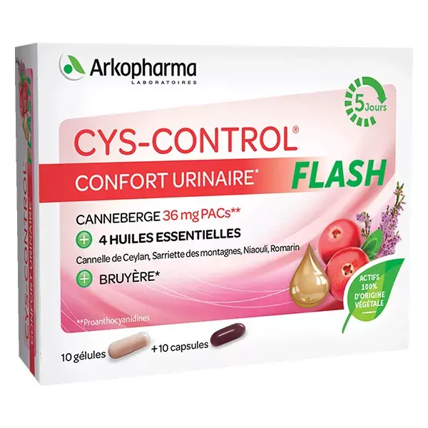 Cys Control Flash 20 cápsulas