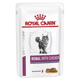 Royal Canin Veterinary Chat Renal Poulet 12 x 85g 