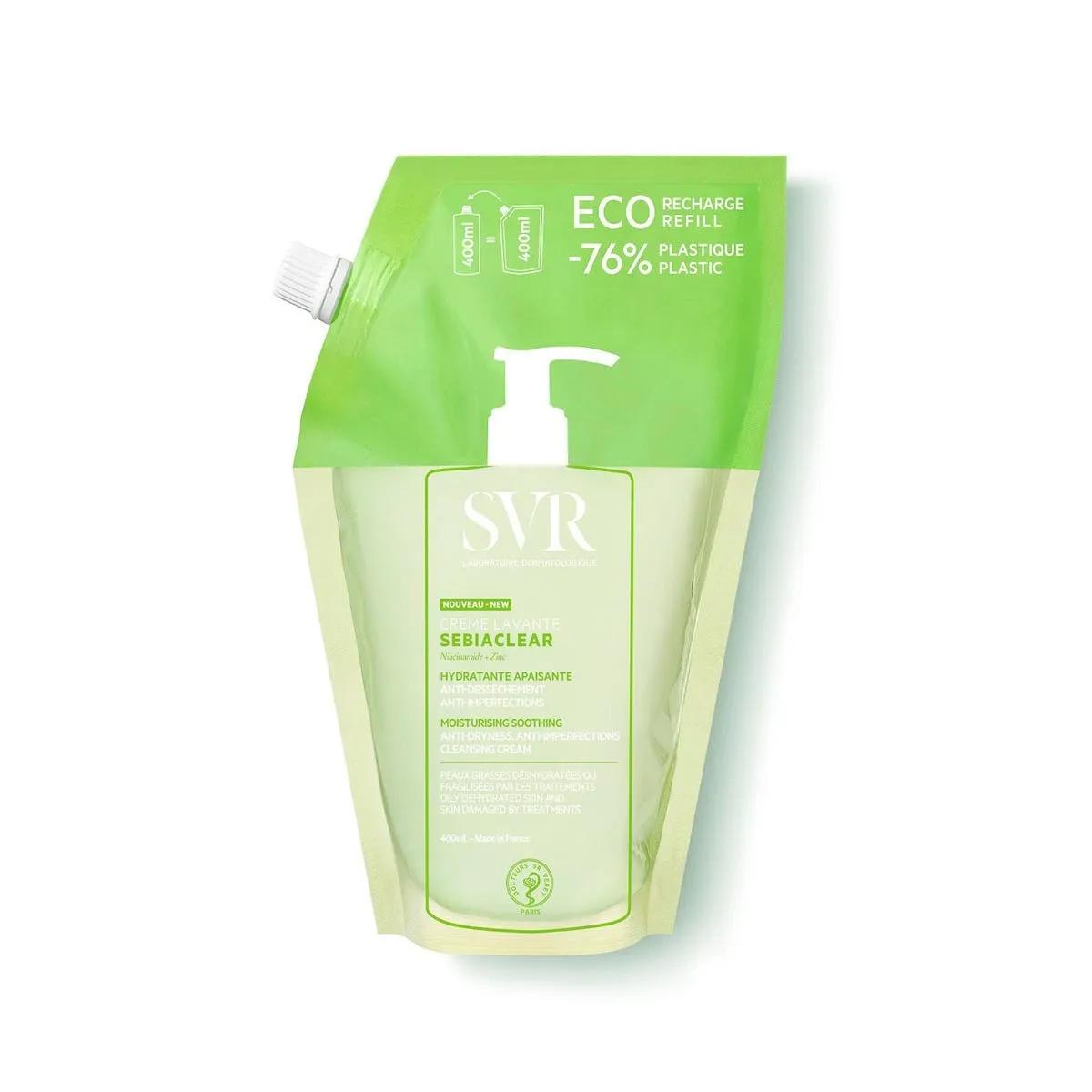 SVR Sebiaclear Creme Lavante REFILL Detergente Purificante 400 ml