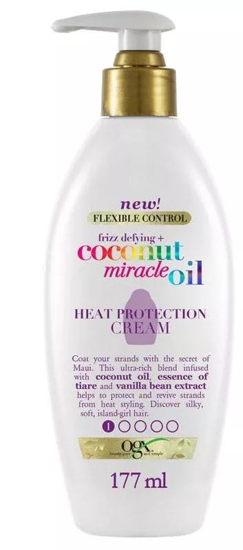 OGX Crema Protección Térmica con Aceite de Coco 177 ml