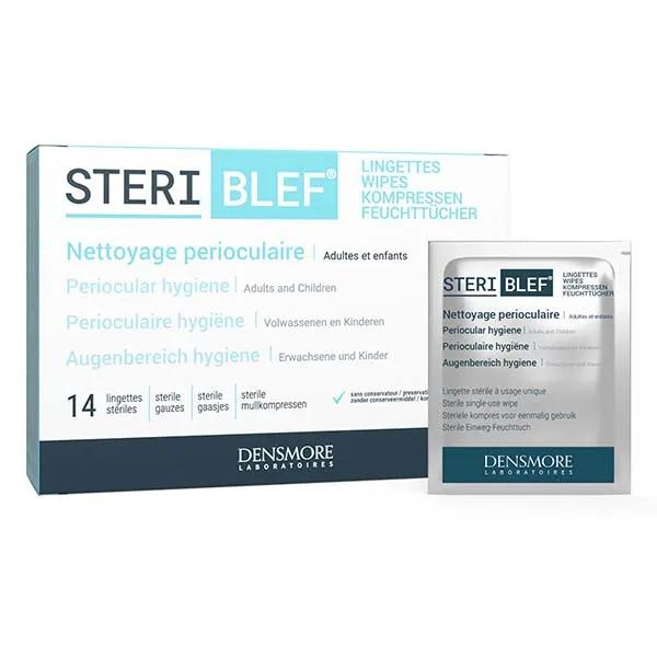 Steriblef Periocular Hygiene Sterile Wipes for Adults and Children  x 14