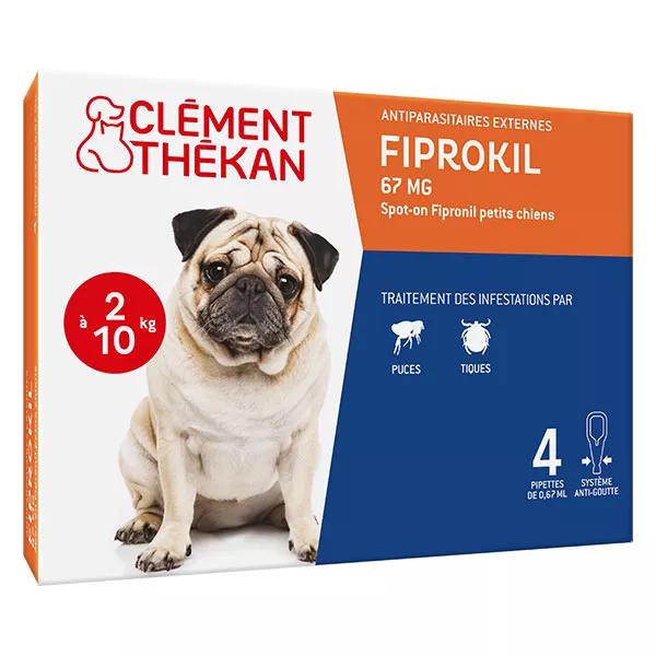 Clement Thekan Fiprokil Antipulgas Antigarrapatas Perro 2-10kg 4 pipetas